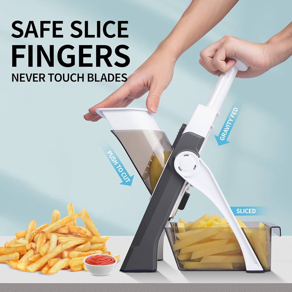 Adjustable Vegetable Slicer & Mandoline Cutter